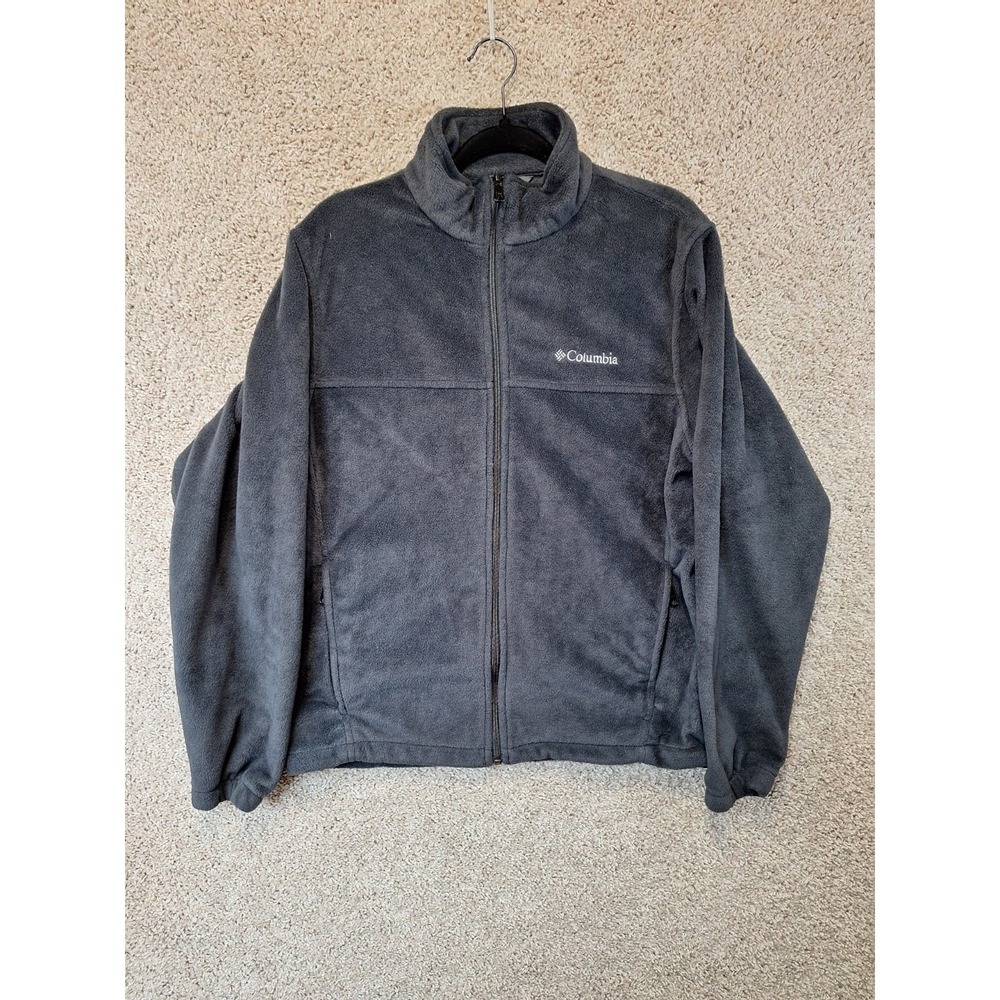 Columbia Steens Mountain 2.0 Fleece Jacket Men's M Black Full Zip Outerwear